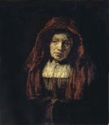 Portrait of an Old Woman REMBRANDT Harmenszoon van Rijn